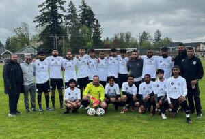 Civic FC, a soccer team in Vancouver's Fijian soccer league, featured in the homepage slideshow