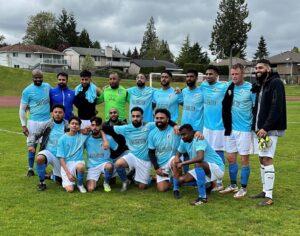 Tailevu Naitasiri, a soccer team in Vancouver's Fijian soccer league, featured in the homepage slideshow